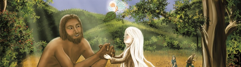 Silvana Silberhaar segnet einen Mann